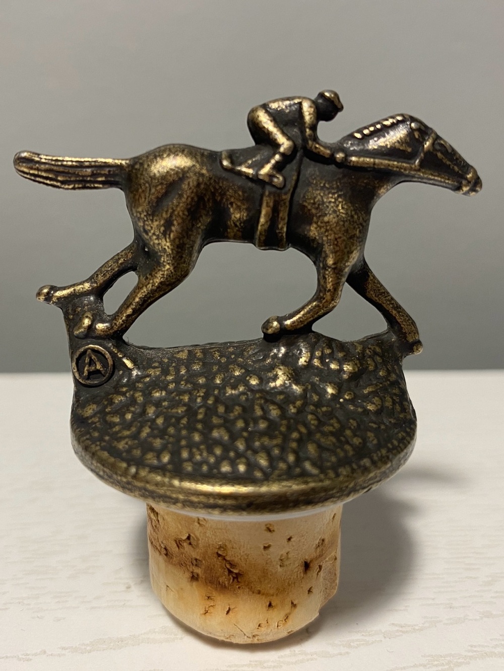 Blantons “A” Horse w/ Jockey Cork Bottle Top - Picture 2 of 4